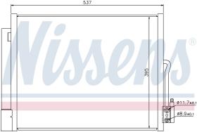 Nissens 940156 - CONDENSADOR VAUXHALL MERIVA B(10-)1