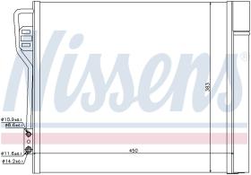 Nissens 940185 - CONDENSADOR SMART FORTWO(W451)(07-)