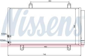 Nissens 940194 - CONDENSADOR LEXUS ES V(XV40)(06-)35