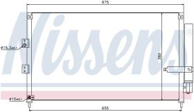 Nissens 940197 - CONDENSADOR HONDA CIVIC  VIII(FA.FD