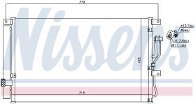 Nissens 940211 - CONDENSADOR HYUNDAI IX55(08-)3.0CRD