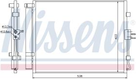 Nissens 940217 - CONDENSADOR KIA SOUL I(AM)(09-)1.6