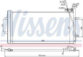 Nissens 940255 - CONDENSADOR AUDI Q3(8U)(11-)1.4 TFS