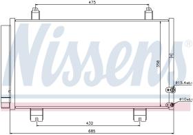 Nissens 940261 - CONDENSADOR LEXUS GS III(GRS190.URS