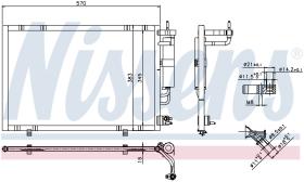 Nissens 940277 - CONDENSADOR FORD FIESTA VI(CB1)(08-