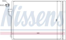 Nissens 940288 - CONDENSADOR BMW-BRILLIANCE 5 F18 52