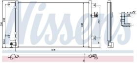 Nissens 940292 - CONDENSADOR FIAT MULTIPLA(186)(98-)