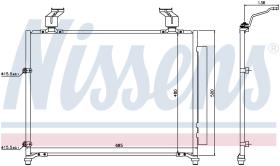 Nissens 940295 - CONDENSADOR ACURA MDX(03-)3.5 I V6