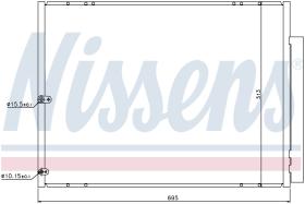 Nissens 940297 - CONDENSADOR LEXUS RX II(MCU30.MHU38