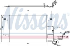 Nissens 940306 - CONDENSADOR VOLKSWAGEN PASSAT B5.5(