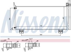 Nissens 940344 - CONDENSADOR LEXUS RX III(AGL10.GGL1