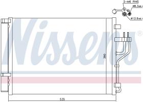 Nissens 940353 - CONDE KIA SPORTAGE 1.7/2.0CRDI (09>)CARENS 1.7CRDI (13>)