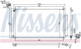 Nissens 940354 - CONDENSADOR HONDA CR-V(RM)(12-)2.0