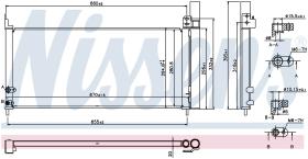 Nissens 940361 - CONDENSADOR TOYOTA PRIUS(ZVW35.ZVW4