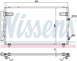 Nissens 940368 - CONDENSADOR LEXUS GS II(S160)(97-)3