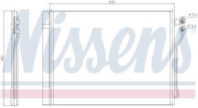 Nissens 940370 - CONDENSADOR BMW-BRILLIANCE 5 F18 52