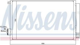 Nissens 940396 - CONDENSADOR FIAT 500 L(12-)1.4 I