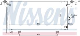 Nissens 940399 - CONDENSADOR SUBARU OUTBACK(BM.BR)(0