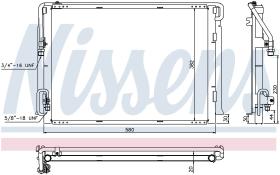 Nissens 940422 - CONDENSADOR VOLVO 240/245(74-)2.3