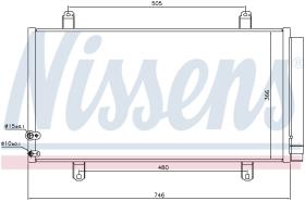 Nissens 940443 - CONDENSADOR TOYOTA CAMRY(XV5#)(11-)