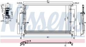 Nissens 940451 - CONDENSADOR AUDI A 8/S 8(4E)(03-)3.