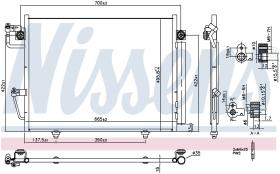 Nissens 940473 - CONDENSADOR MITSUBISHI MONTERO(V80.