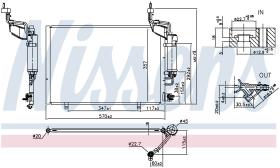 Nissens 940526 - CONDENSADOR FORD FIESTA VI(CCN)(12-