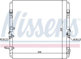 Nissens 94053 - CONDENSADOR LEXUS LX II(J100)(98-)4