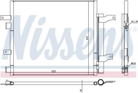 Nissens 940536 - CONDENSADOR JAGUAR XF(X250)(08-)3.0