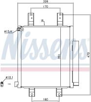 Nissens 940554 - CONDENSADOR DAIHATSU TREVIS(06-)1.0