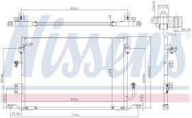 Nissens 94056 - CONDENSADOR LEXUS ES II(XV10)(91-)3