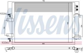 Nissens 940570 - CONDENSADOR JEEP PATRIOT(MK)(07-)2.