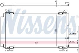 Nissens 940574 - CONDENSADOR LEXUS IS II(ALE20.GSE20