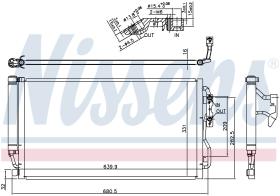 Nissens 940590 - CONDENSADOR BMW 4 F32-F33-F36-F82(1