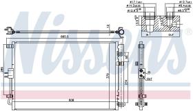 Nissens 940599 - CONDENSADOR KIA SOUL II(PS)(13-)1.6