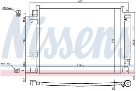 Nissens 940601 - CONDENSADOR NISSAN ALMERA(N17)(12-)