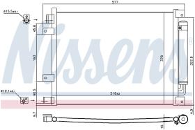 Nissens 940601 - CONDENSADOR NISSAN ALMERA(N17)(12-)