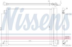 Nissens 940624 - CONDENSADOR NISSAN ALMERA(N17)(12-)