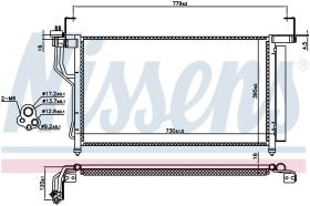 Nissens 940632 - CONDENSADOR HYUNDAI STAREX(TQ)(07-)