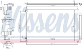 Nissens 940641 - CONDENSADOR HONDA MR-V(09-)3.5 I V6