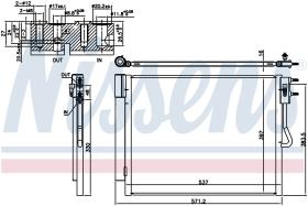 Nissens 940677 - CONDENSADOR VAUXHALL MERIVA B(10-)1