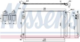 Nissens 940693 - CONDENSADOR FIAT 500(312)(07-)0.9 T