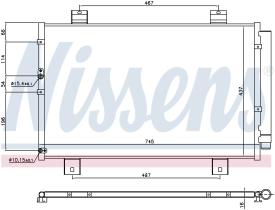 Nissens 940697 - CONDENSADOR TOYOTA HIGHLANDER/KLUGE