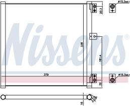 Nissens 940704 - CONDENSADOR PORSCHE 911(991)(12-)3.