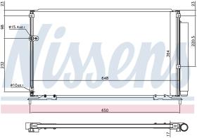 Nissens 940707 - CONDENSADOR HONDA CIVIC  VIII(FA.FD