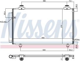 Nissens 940708 - CONDENSADOR TOYOTA COROLLA VERSO(R1