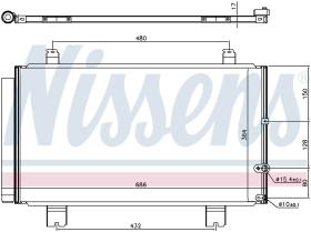 Nissens 940711 - CONDENSADOR LEXUS GS III(GRS190.URS