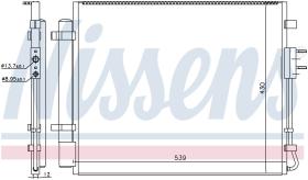 Nissens 940727 - CONDENSADOR KIA SORENTO III(UM)(14-