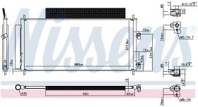 Nissens 940737 - CONDENSADOR HONDA FIT(GE)(09-)1.2 I