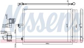 Nissens 940780 - CONDENSADOR MERCEDES E-CLASS W 207(